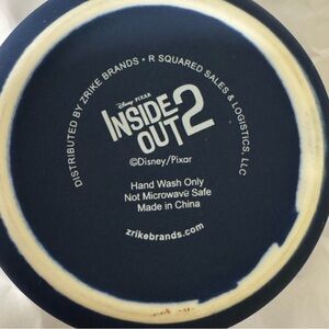 Zrike Brands Inside Out 2 Blue and Cream Plate